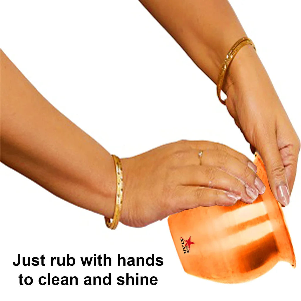 Pitambari Shining Powder for cleaning and polishing brass, copper, steel, and other metals, restoring their original shine and luster.