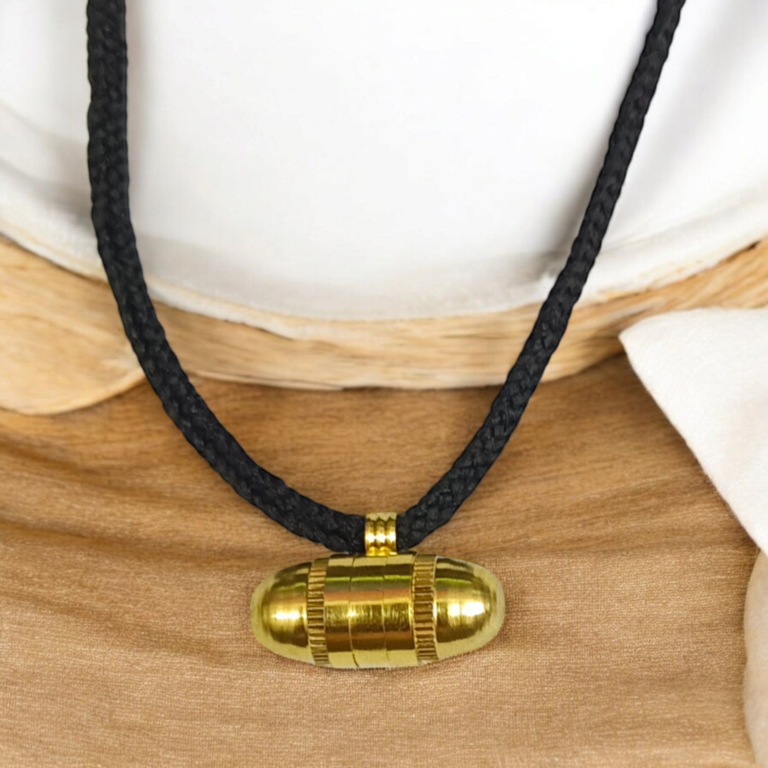 Pure Copper and Golden Metal Stylish Taweez set of 5 with free Bhojpatra Sheet for spiritual protection and prosperity.