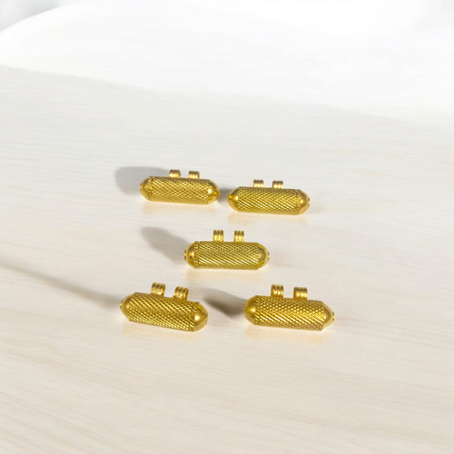 Pure Golden Metal Stylish Taweez Set of 5 with Free Bhojpatra Sheet for Pooja