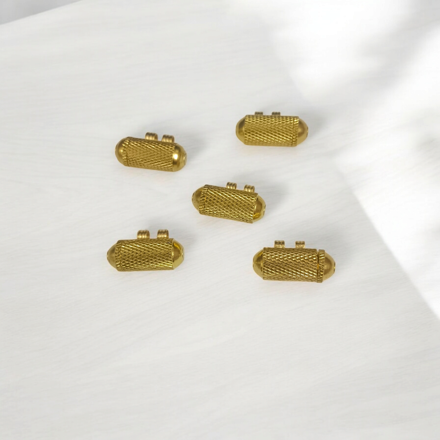 Pure Golden Metal Stylish Taweez | Spiritual Amulet With Free Bhojpatra Sheet For Taweez | Spiritual Taweez Set Of 5