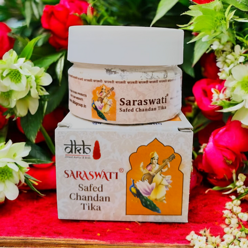Safed Chandan Tilak Pure Sandalwood Paste with Long Lasting Fragrance