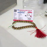 Pyrite Mala 27+1 beads made from natural Pyrite stones, designed to build confidence and strengthen willpower.