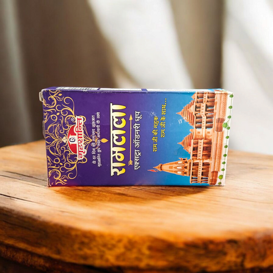 Ramlalla Extra Ordinary Dhoop by Grahshanti, 4-month pack, featuring aromatic incense sticks with a divine fragrance for pujas and meditation