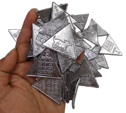 Ranga Ketu Yantra Coin (Sikka) used for astrological remedies, designed to counteract the negative effects of the Ketu planet and bring prosperity.