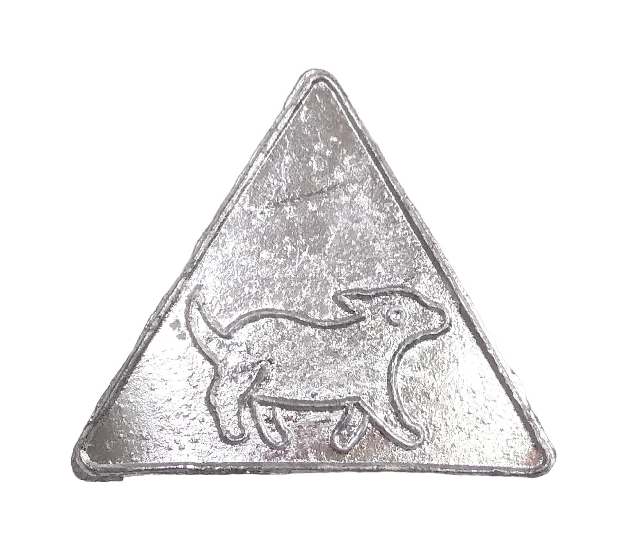 Ranga Ketu Yantra Coin (Sikka) used for astrological remedies, designed to counteract the negative effects of the Ketu planet and bring prosperity.