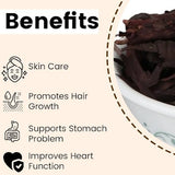 Ratanjot Root (Alkanet Root) 100 GM, a natural herb known for its vibrant red dye and skin-healing properties. Perfect for Ayurvedic treatments and cosmetic use