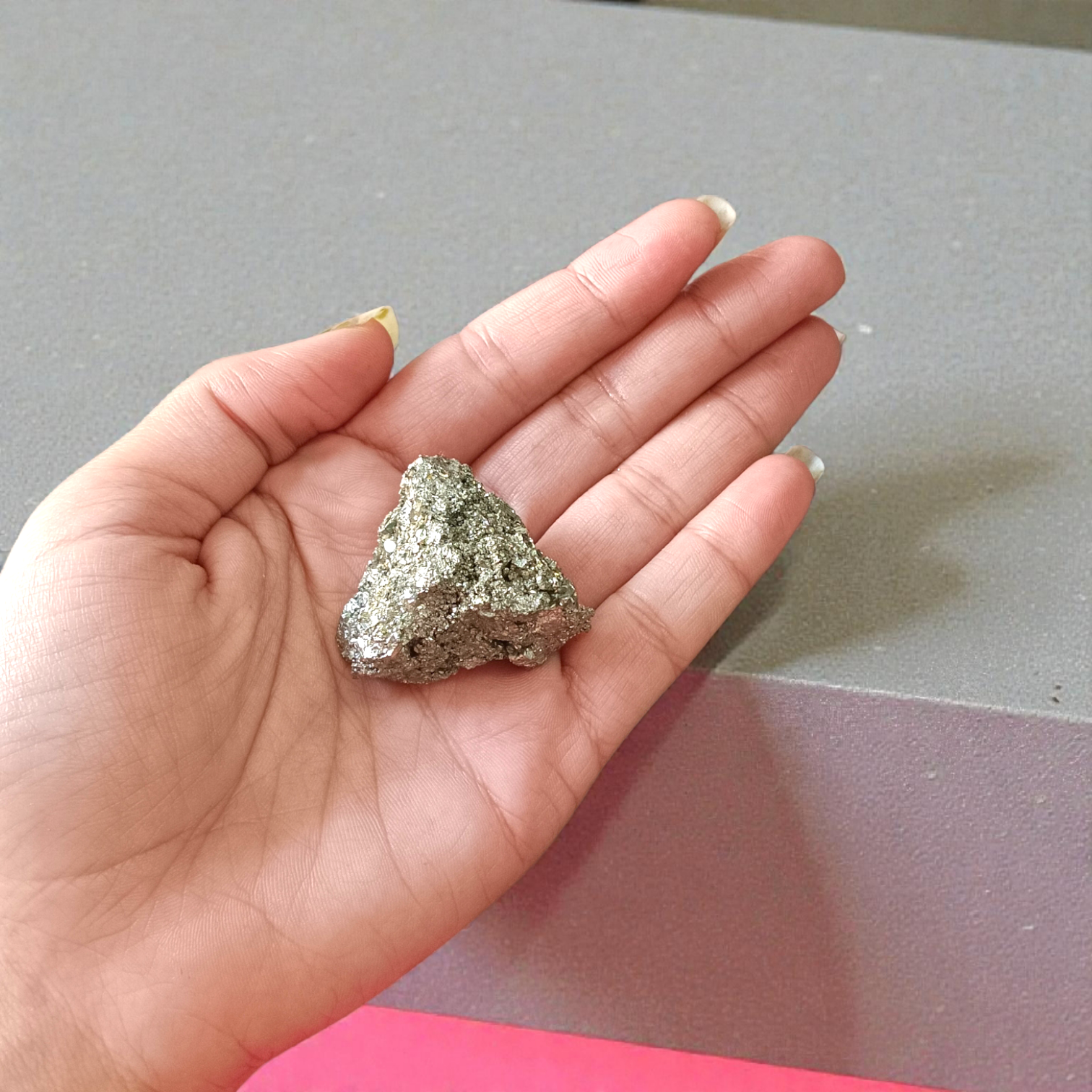 Raw Natural Pyrite Stone Certified Crystal Cluster for Wealth, Protection, and Healing