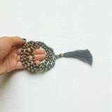 Raw Pyrite Mala 5-6MM | Natural Pyrite Beads for Abundance & Protection – Lab Certified Gurupujan