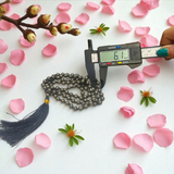 Raw Pyrite Mala 5-6MM | Natural Pyrite Beads for Abundance & Protection – Lab Certified Gurupujan