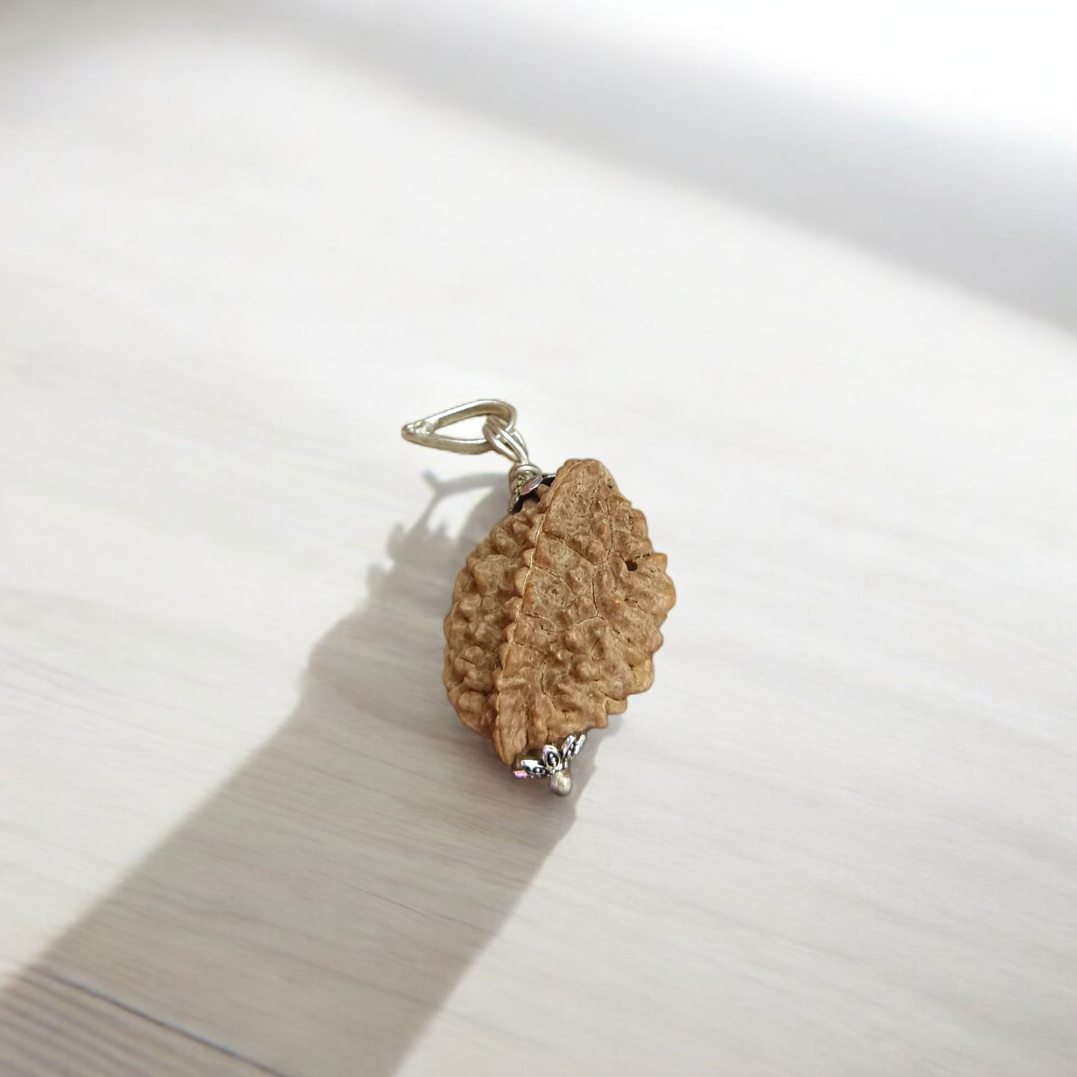 Rudraksha Kantha Mala with 5 Mukhi beads, lab-certified, available for Jaap and wearing, promoting spiritual growth and peace