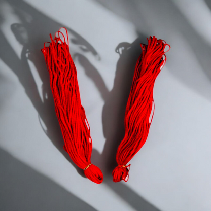 Lal Dhaga | Red Thread 25 Meter Pack of 2 | Protection for Babies & Adults – Gurupujan