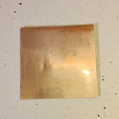 Set of 11 Copper Square Pieces (Copper Patra) used for Vastu correction, spiritual rituals, and energy enhancement