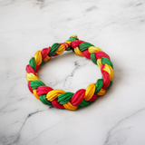 Set of 2 multicolor handmade spiritual thread bracelets – adjustable pooja kalawa dhaga for men, women, boys & girls