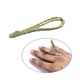 Set of 3 Kusha Mats for Ketu Havan and pooja, made from sacred Kusha Grass to purify and protect the space.