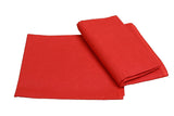 Set of 3 Pooja Cloths in red, yellow, and white colors, each 1.25 meters long, ideal for worship and pooja rituals. High-quality fabric for religious ceremonies.
