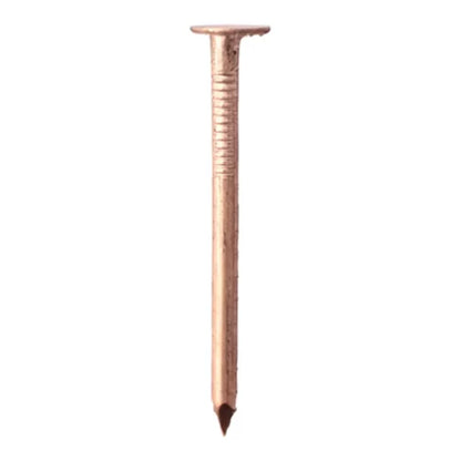 Set of 7 Copper Nails (Tambe Ke Keel) used for spiritual protection, Vastu Shastra rituals, and energy balancing.