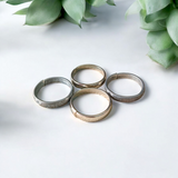 Shani Challa Ring made from black horse shoe nails, set of 4 rings designed for men and women, offering protection from Shani Dosh and spiritual blessings