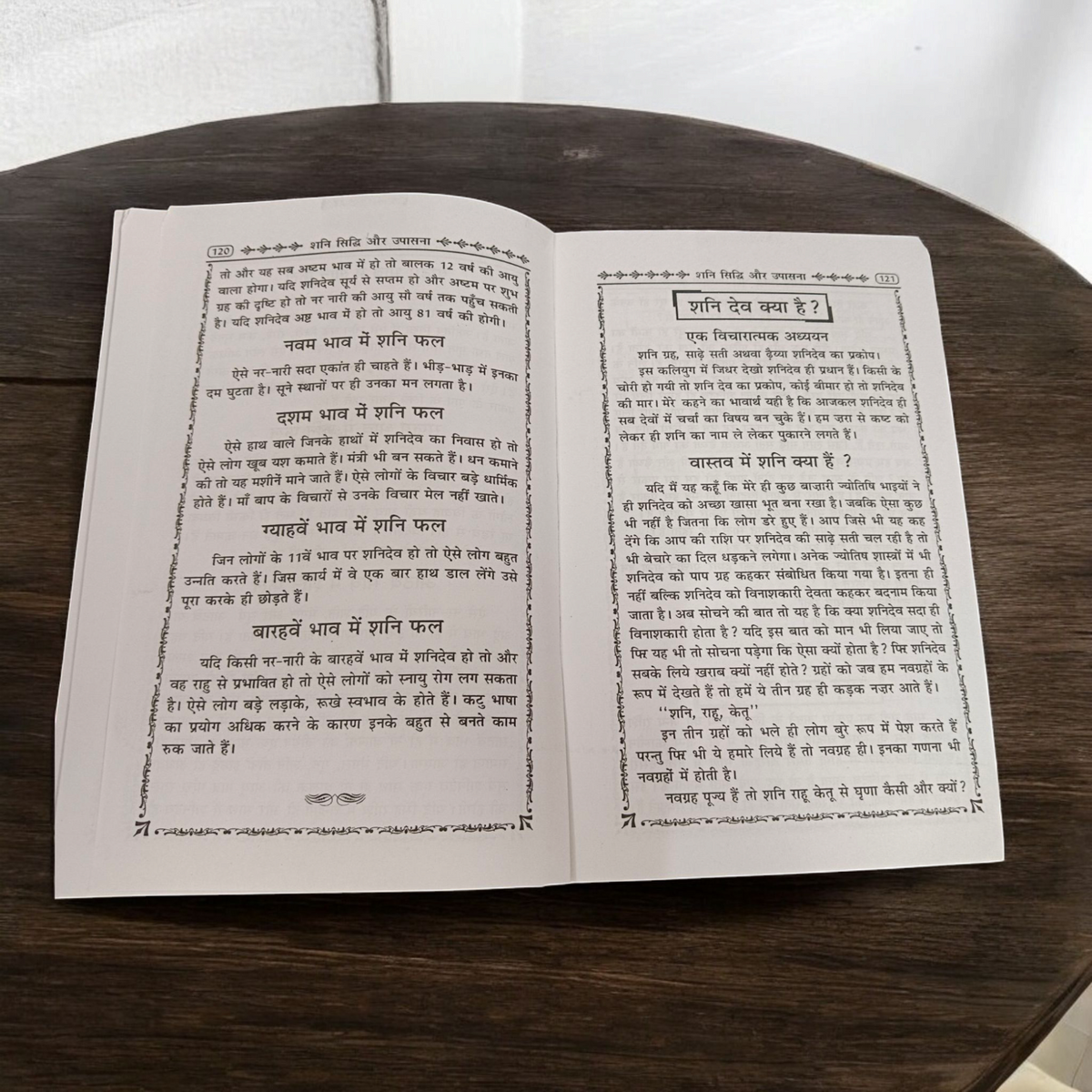Shani Upasana Hindi Book with Hidden Information about Lord Shani's Worship and Astrological Insights