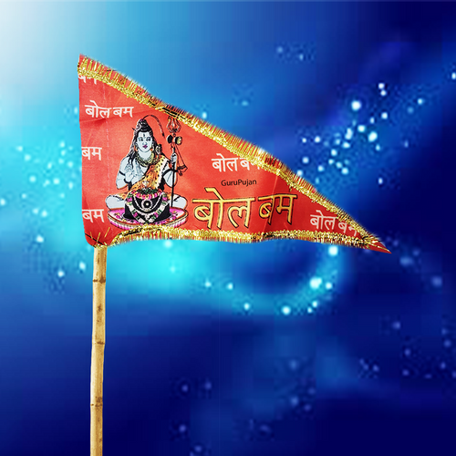 Shiv Ji Flag Om Namah Shivaay Bholenath Jhanda Mahadev Spiritual Flag