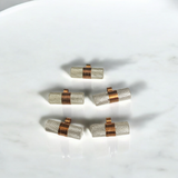 Silver And Copper Taweez With Free Bhojpatra Sheet | Spiritual Amulet Set Of 5
