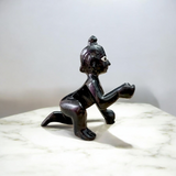 Small Black Laddu Gopal Idol in Size 1, Bal Gopal statue for home puja