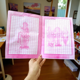 The Ram Naam Lekhan Book featuring sacred spaces to write the name of Shri Ram 25,000 times, symbolizing a deep spiritual connection with the divine