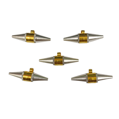 Triloh Taweez made with silver, copper, and brass, set of 5 with free Bhojpatra Sheet for spiritual protection.
