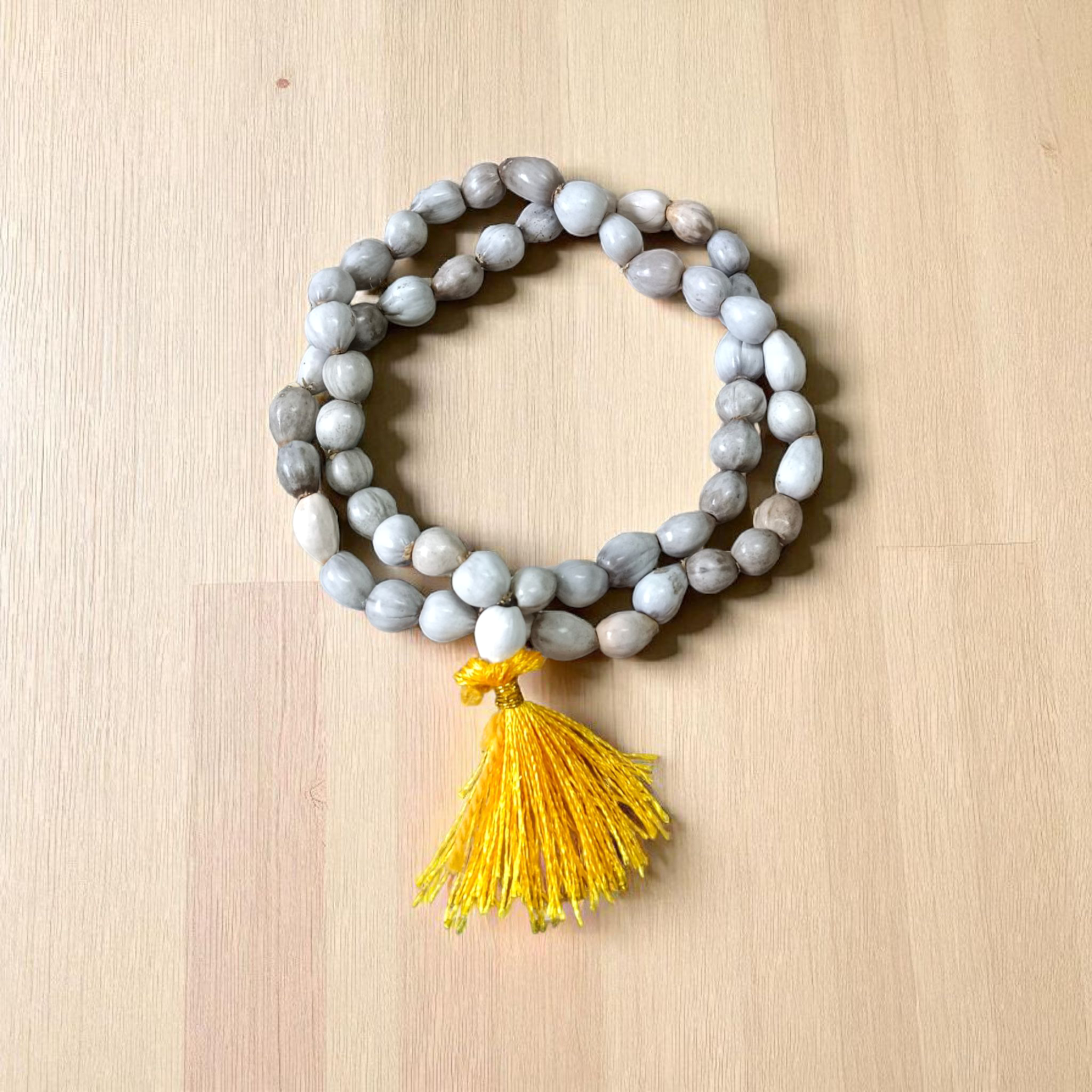 Vaijanti Mala 54+1 Beads - Original Vaijanti Mala Lab Certified - Natural Beads - For Jaap and Wear