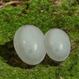 White & Black Shivling Stone | Shivling For Tulsi And Temple