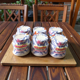 White chandan paste tika container used for tilak and religious rituals