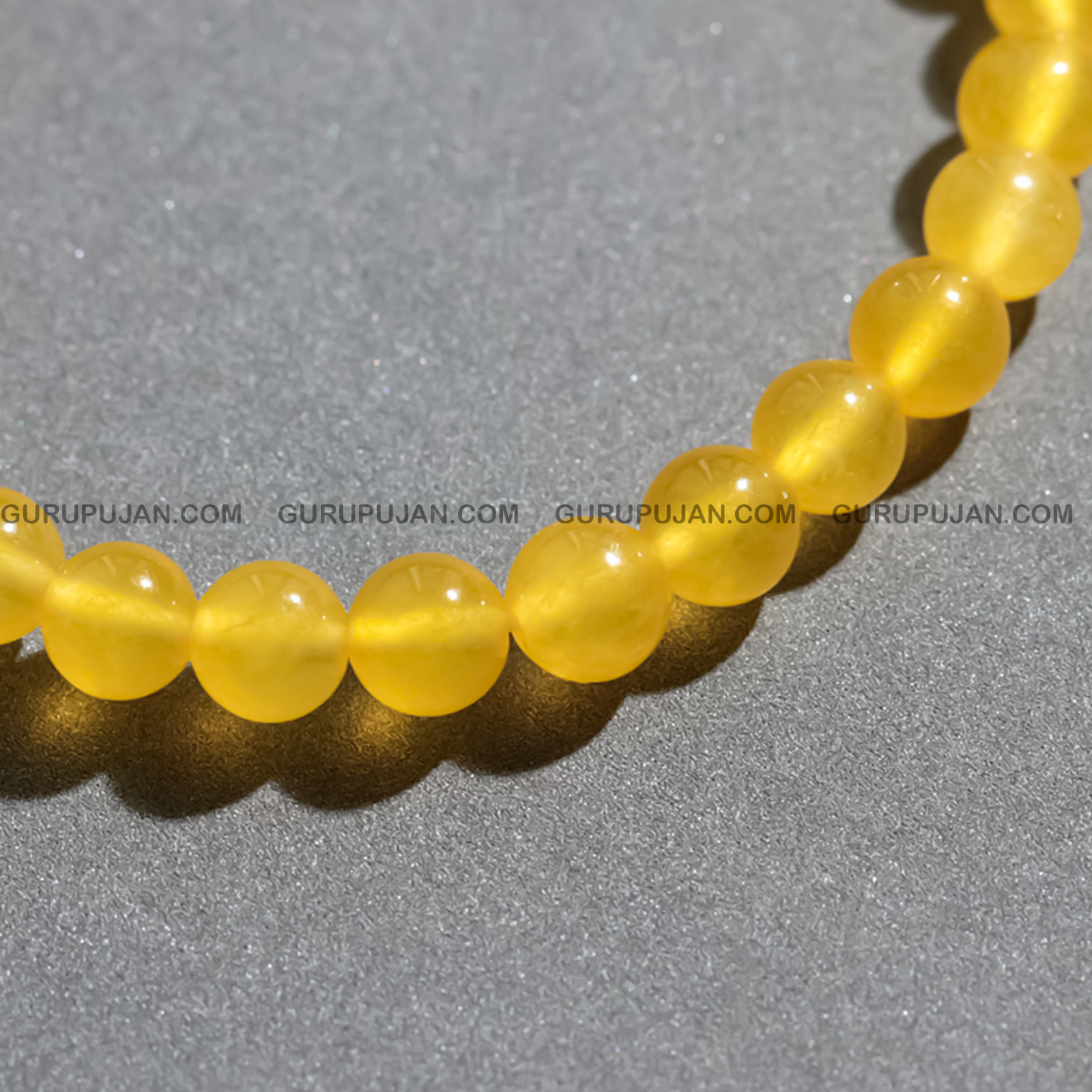 Yellow ONYX Bracelet with Certificate - A premium-quality Yellow Onyx bracelet designed to promote physical strength, emotional stability, and mental clarity