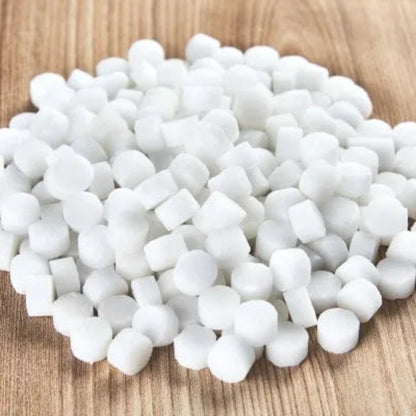 A Saraswati Kapur tablet made of pure camphor, ideal for spiritual rituals, purification, and promoting focus.